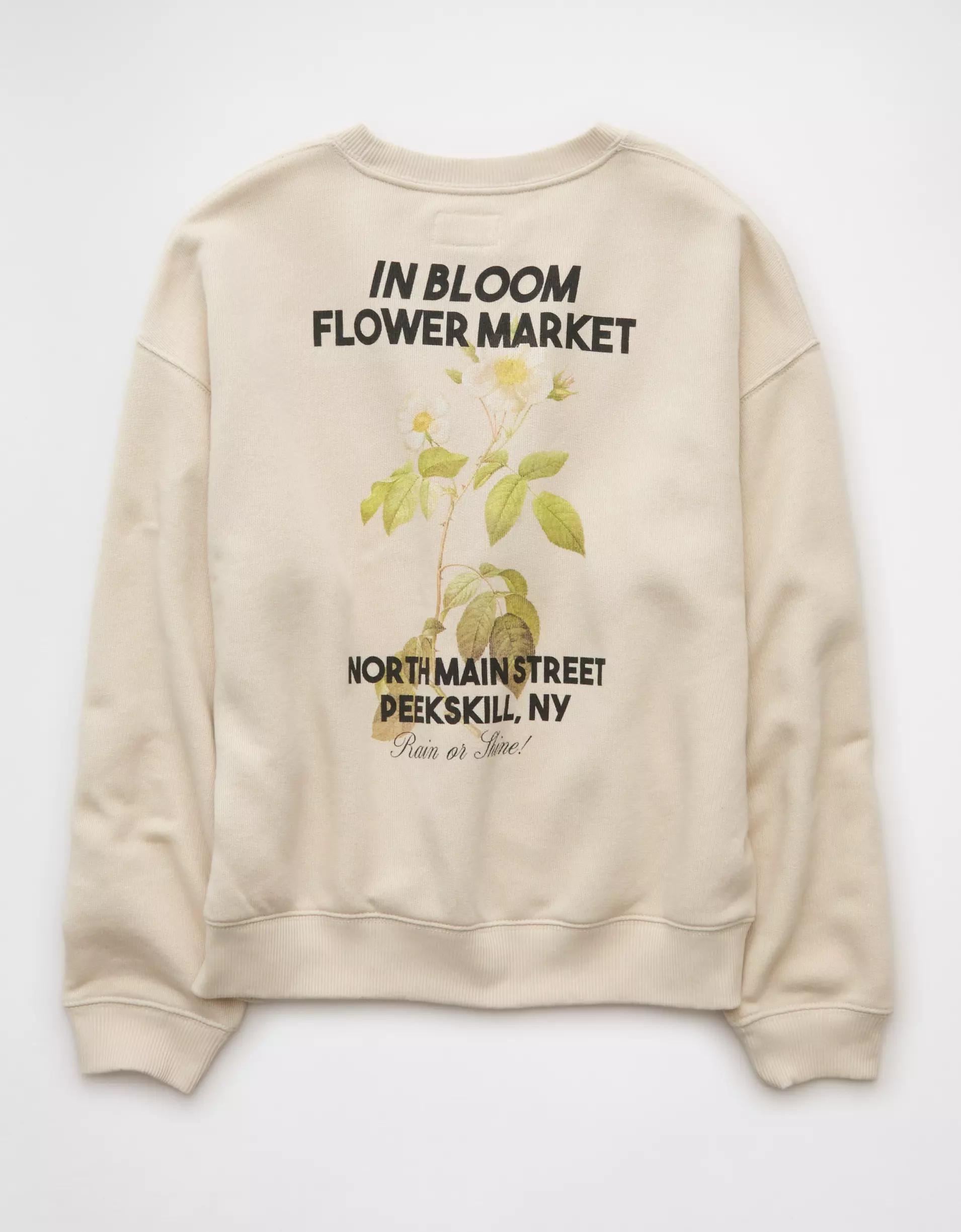 AE Relaxed Fit Destination Graphic Sweatshirt Product Image