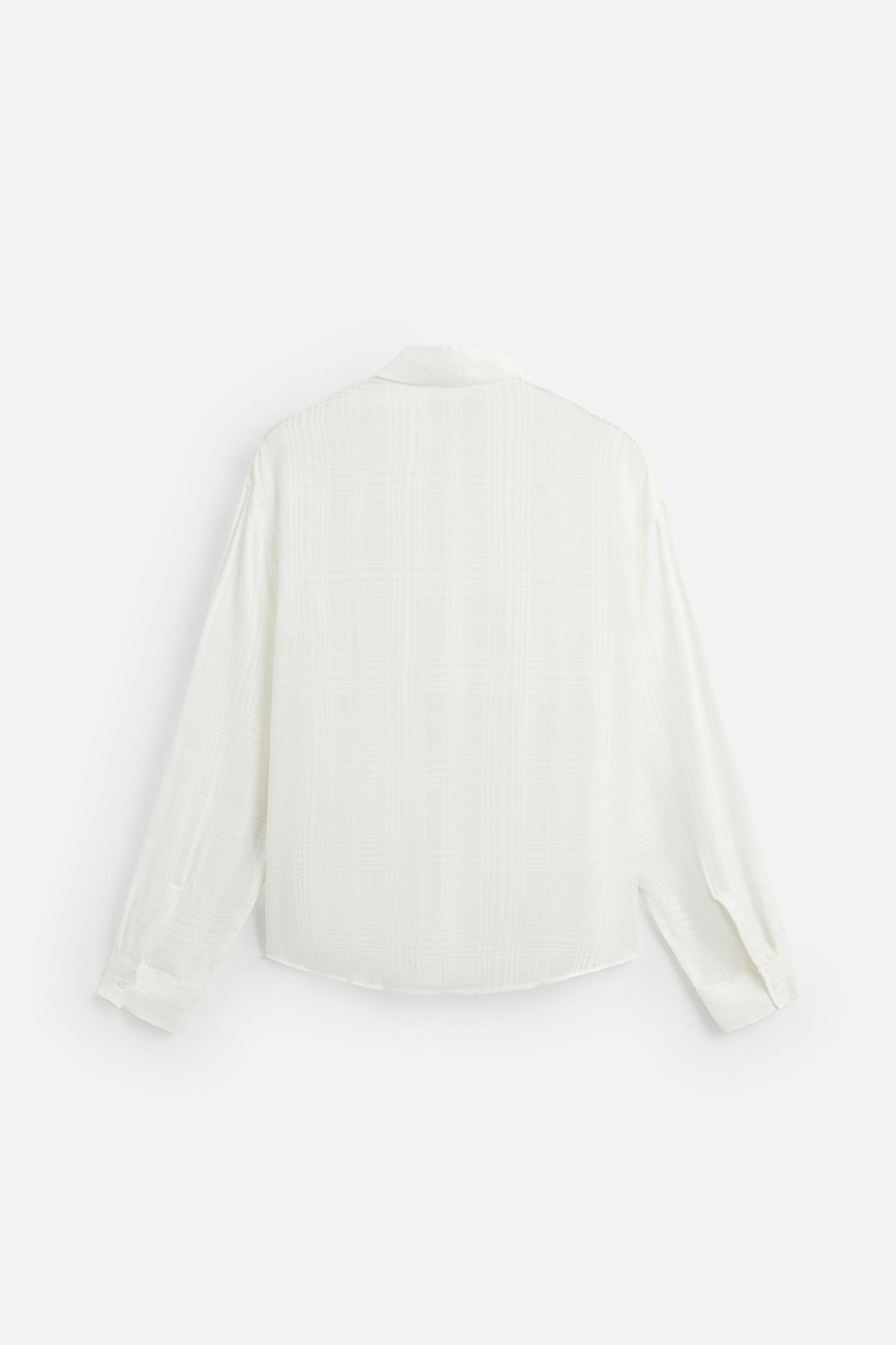 CHECKERED JACQUARD SHIRT Product Image