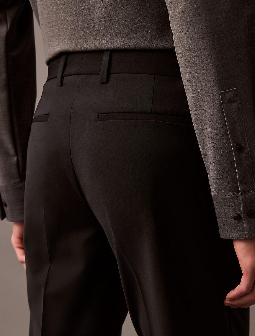 Refined Wool Blend Slim Trouser Product Image