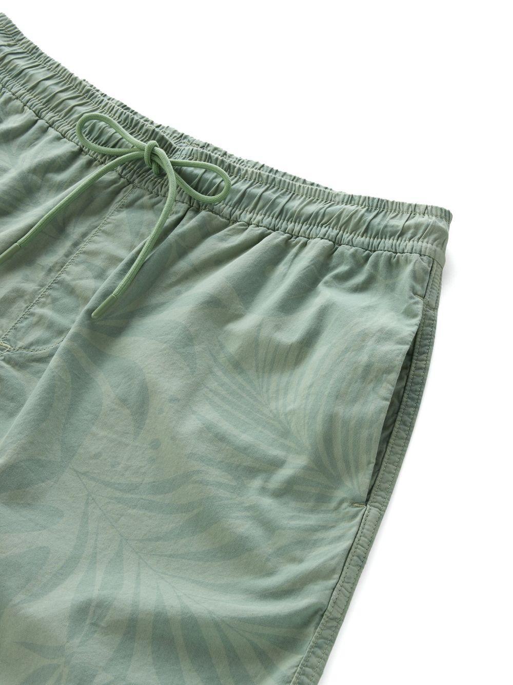 tropical-print drawstring shorts Product Image