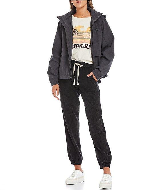 Rip Curl Classic Surf Relaxed Fit Textured Canvas Jogger Pants Product Image