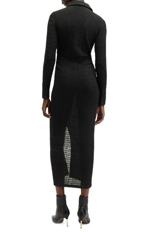 Connie Midi Dress In Black Product Image