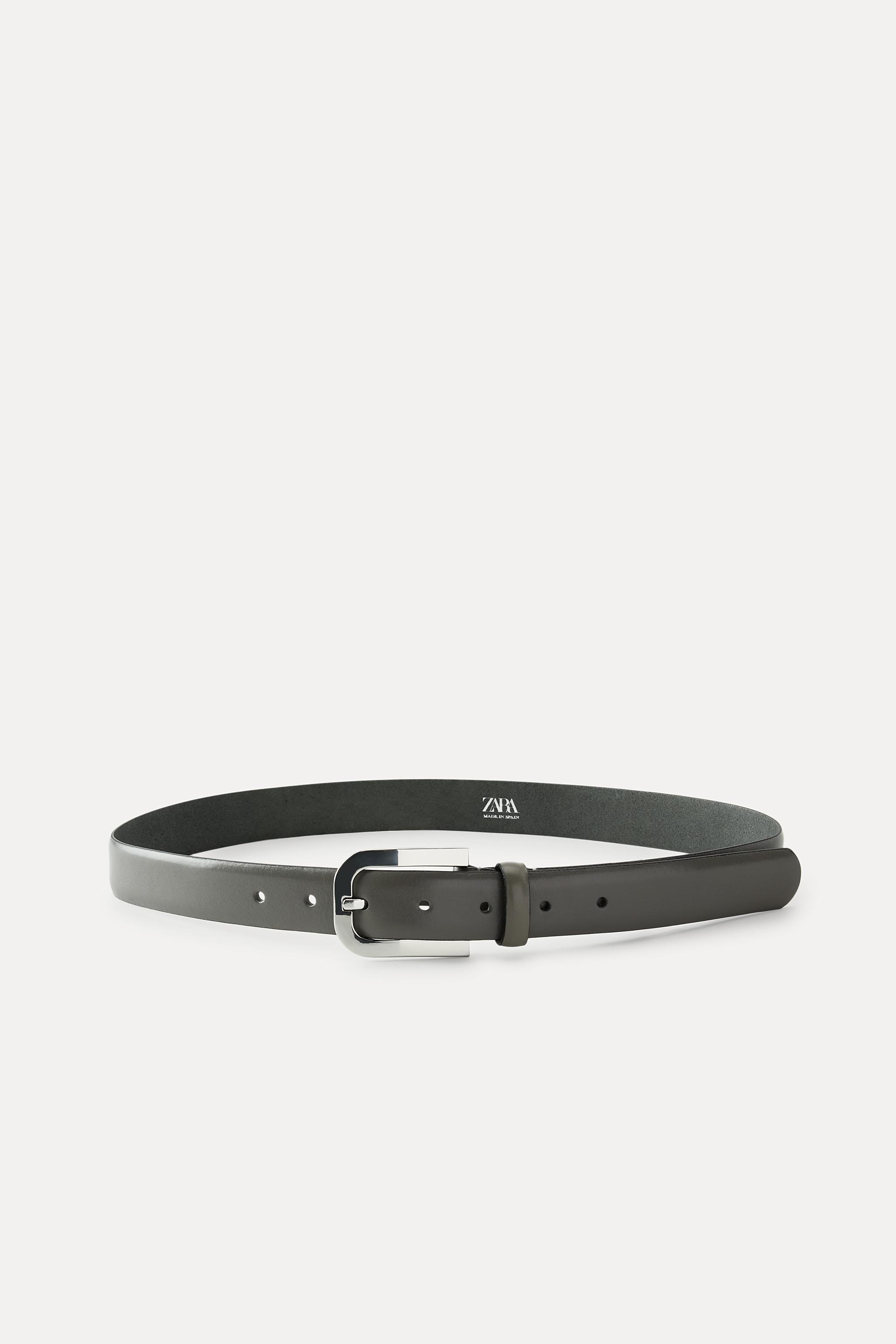 METAL BUCKLE LEATHER BELT Product Image