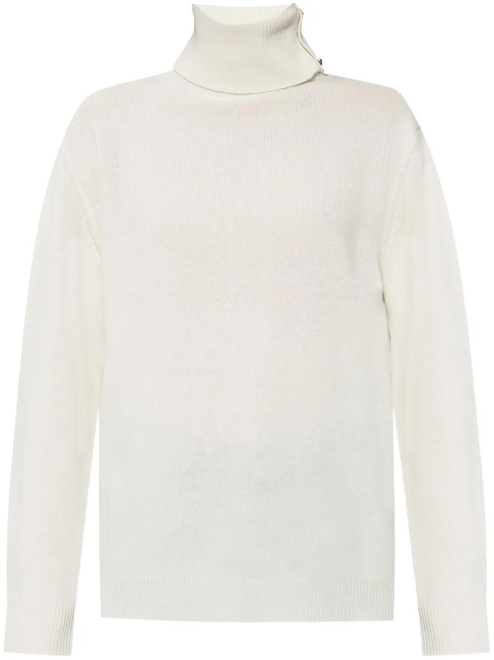 FABIANA FILIPPI Women's Turtleneck Sweater In White Product Image