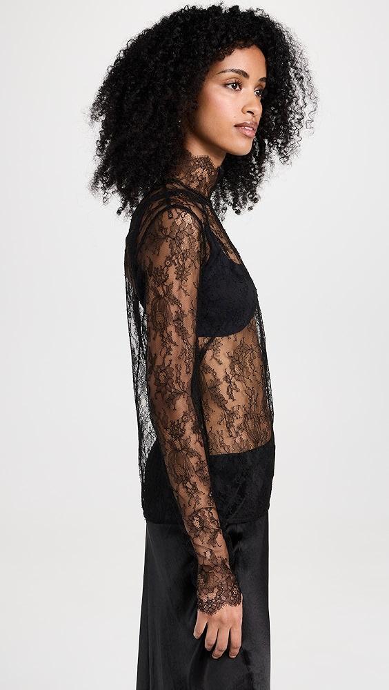 Kiki De Montparnasse All Over Lace Turtleneck | Shopbop Product Image