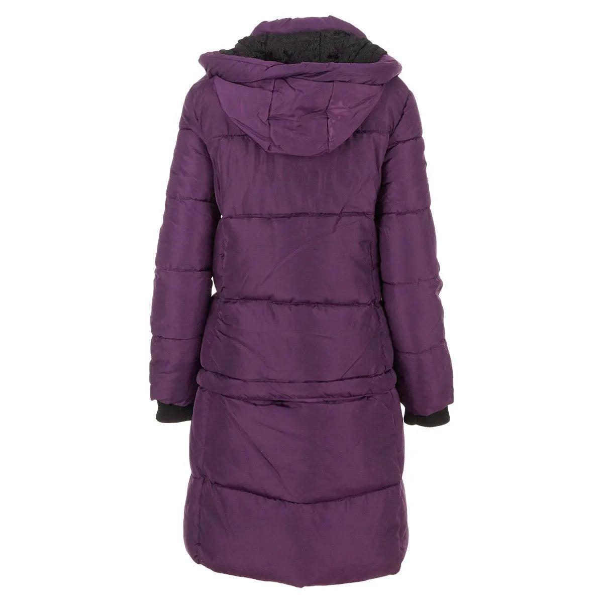 Canada Weather Gear Women's Long Puffer with Sherpa Lined Hood Product Image