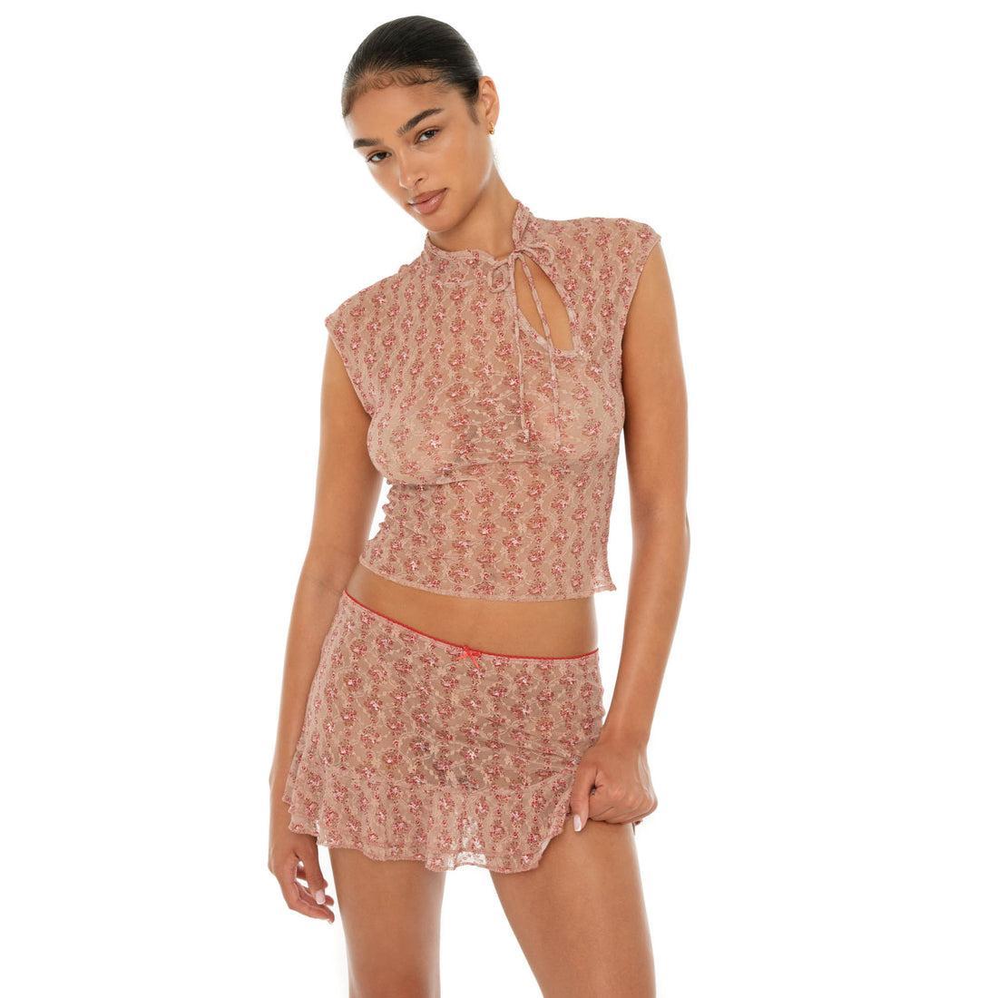 Sephy Leopard Skirt Product Image