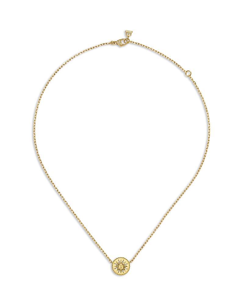 Temple St. Clair 18K Yellow Gold Diamond Orbit Pendant Necklace, 16-18 Product Image