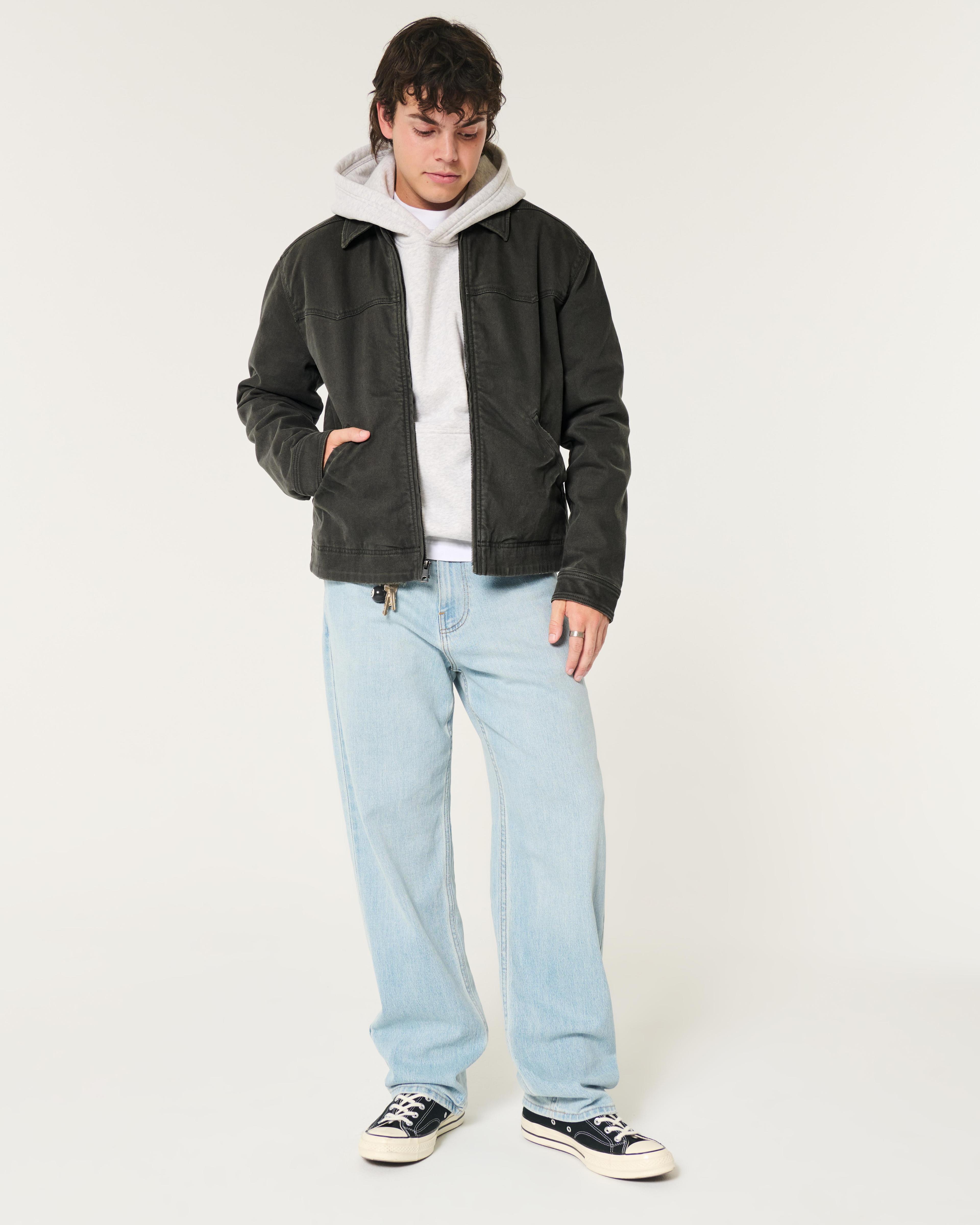 Zip-Up Workwear Jacket Product Image