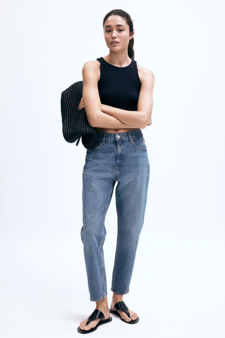 Slim Mom High Ankle Jeans Product Image