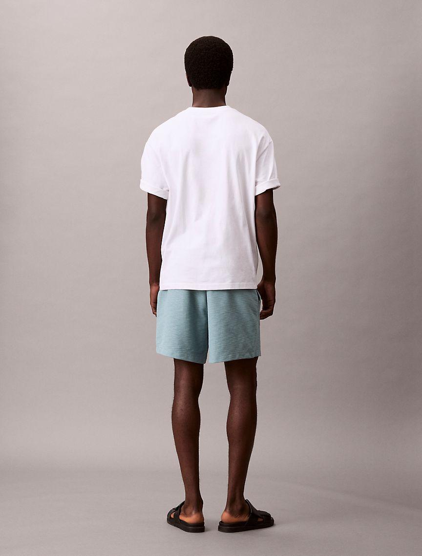 Cotton Blend Boucle Pull-On Shorts  Product Image