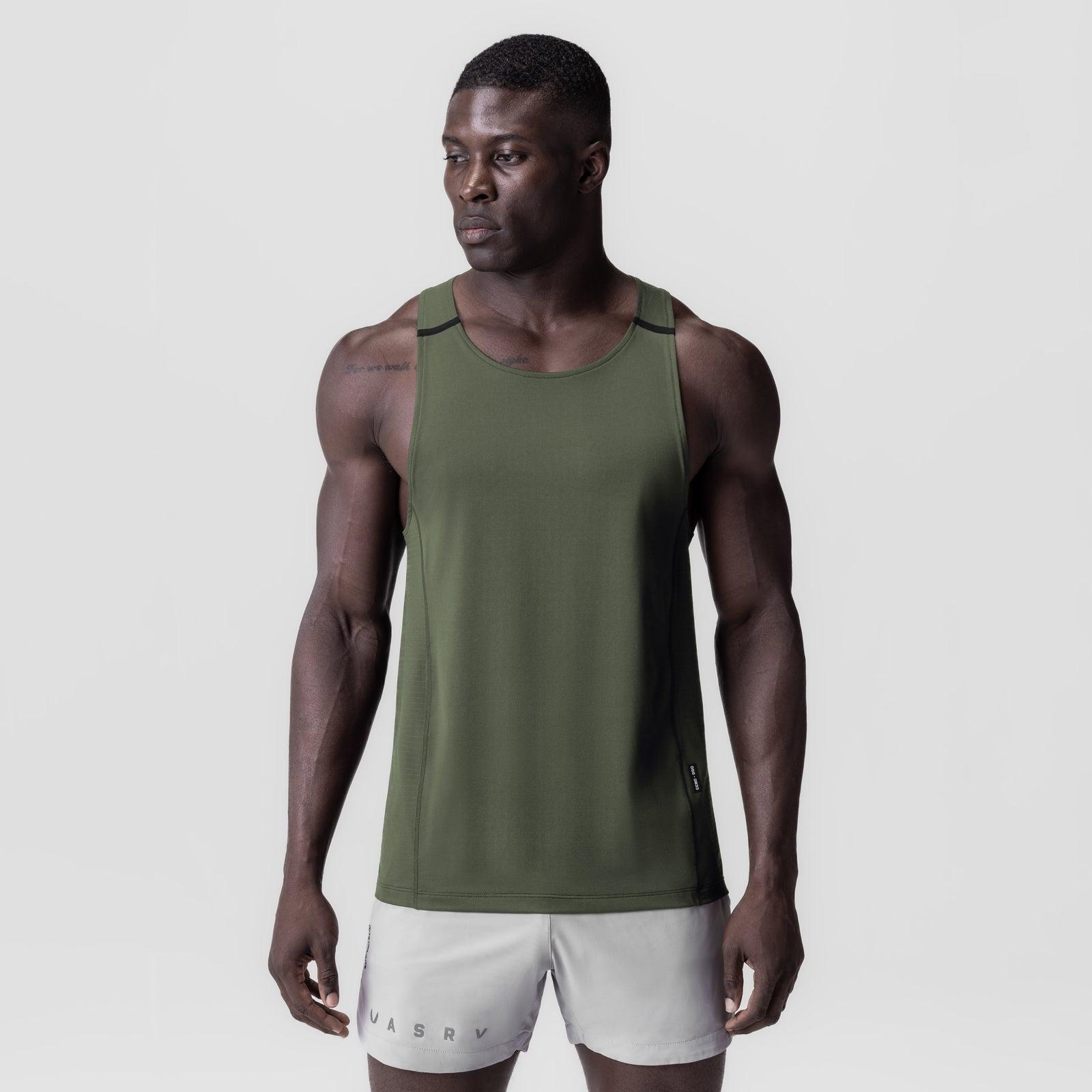0833. 3D-Lite® 2.0 Lycra® Pro Singlet - Olive Product Image