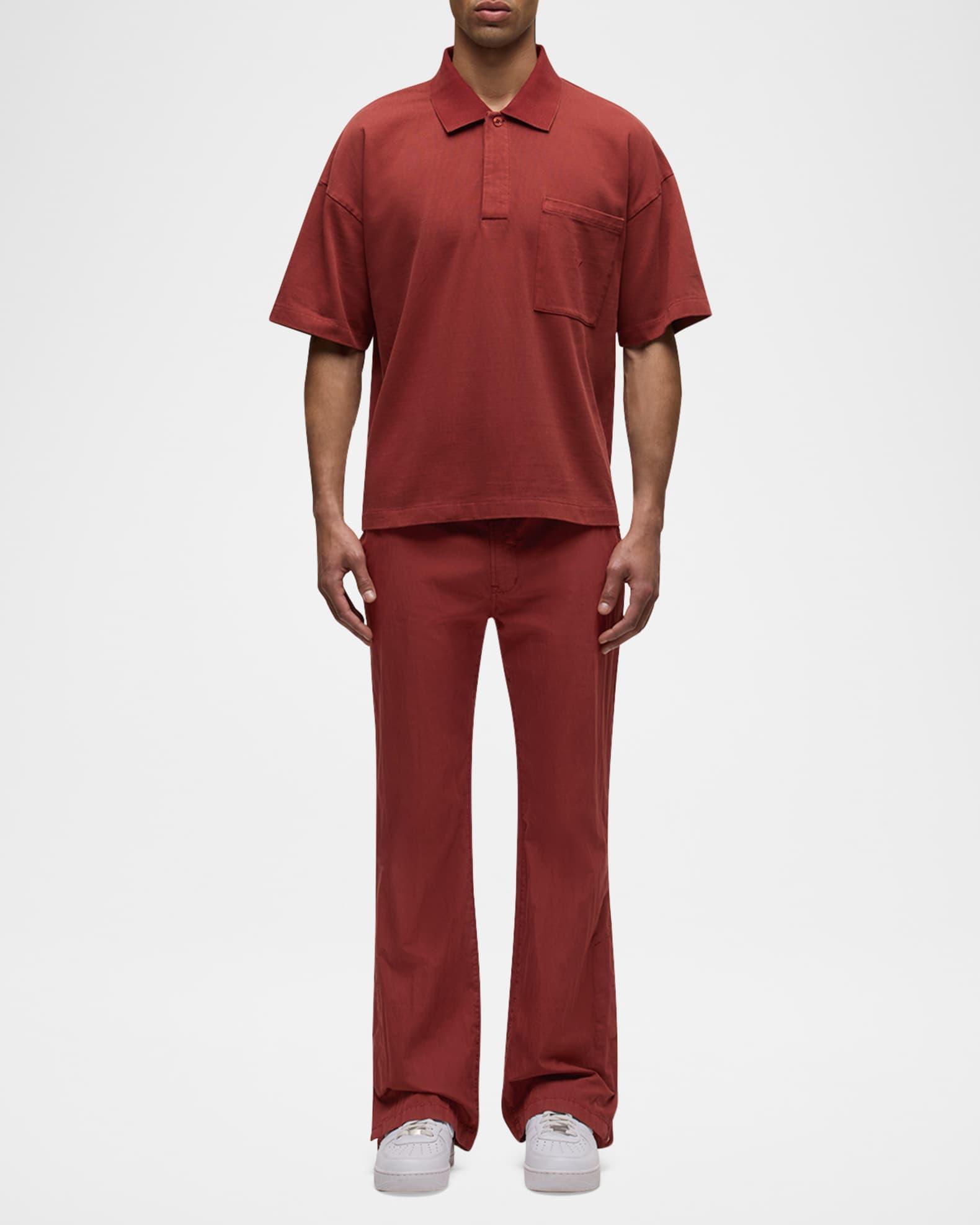 Men's Heavyweight Cotton Polo Shirt Product Image