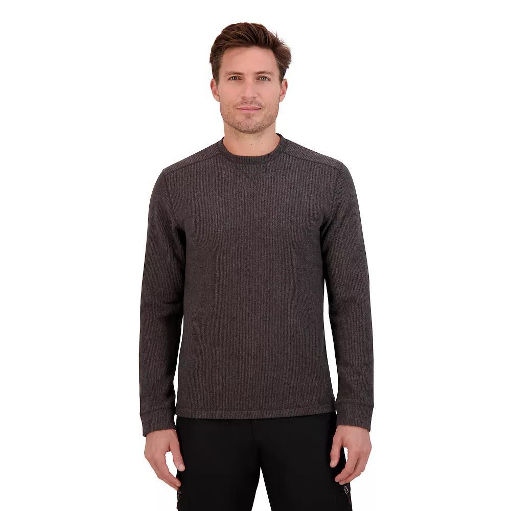 Men's ZeroXposur Brushed Crewneck Pullover Sweater, Size: Medium, Black Product Image
