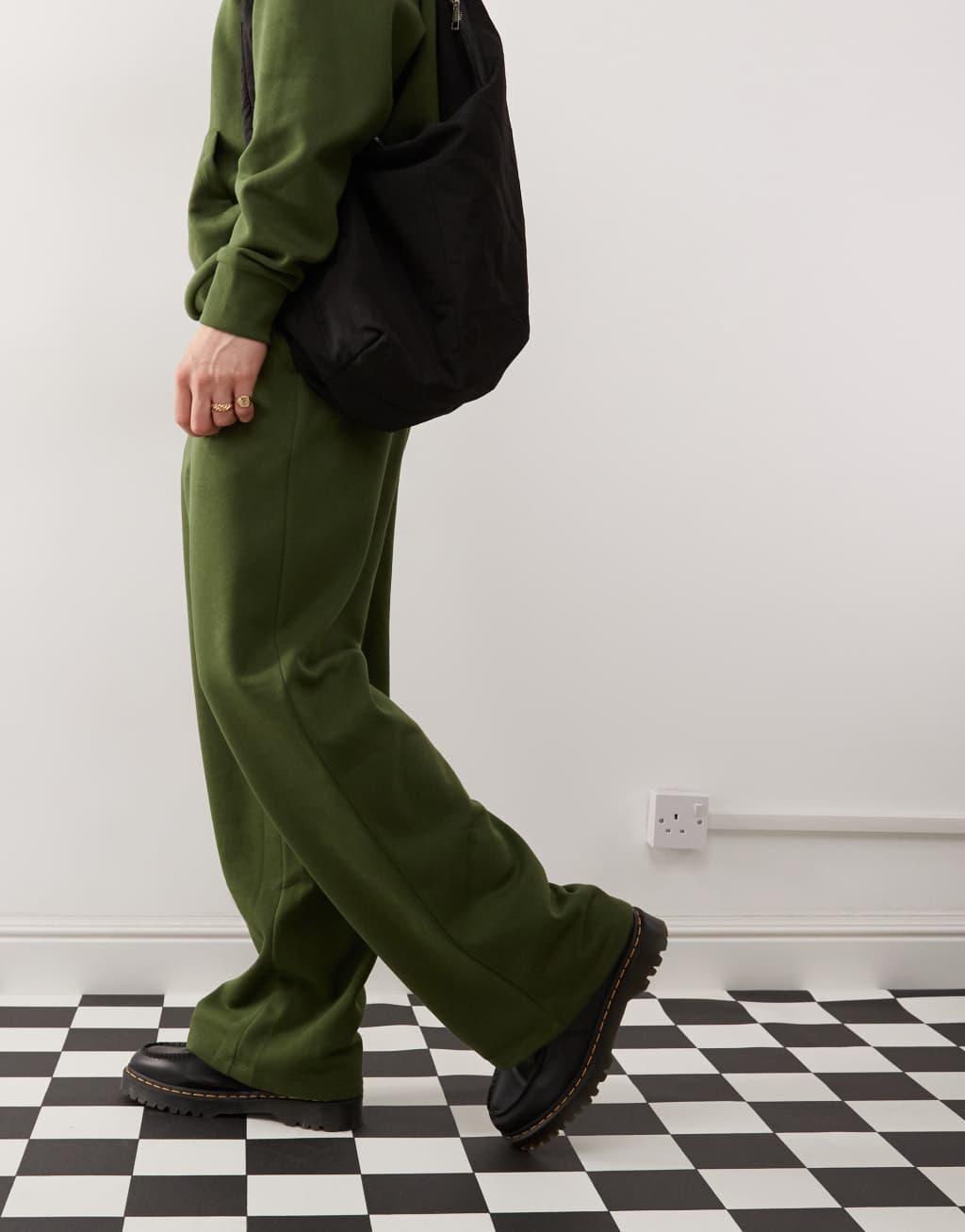 COLLUSION relaxed sweatpants in khaki - part of a set Product Image