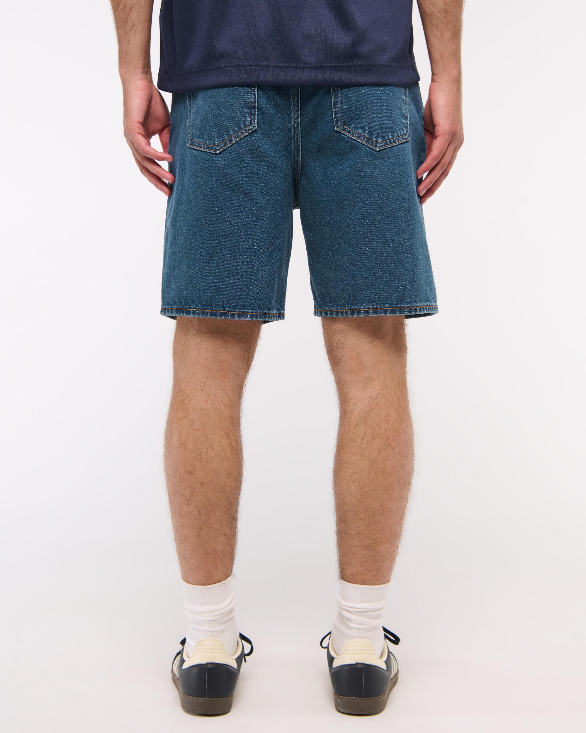 Loose Denim Short Product Image