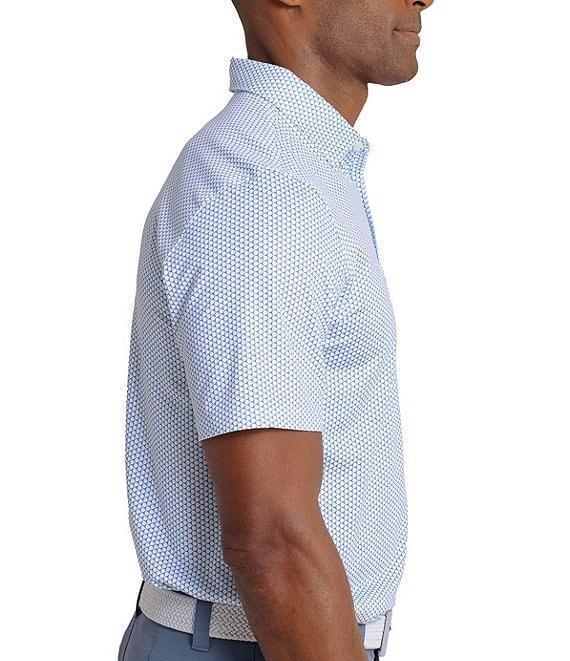 Southern Tide Performance Stretch Driver On The Ball Printed Short Sleeve Polo Shirt Product Image