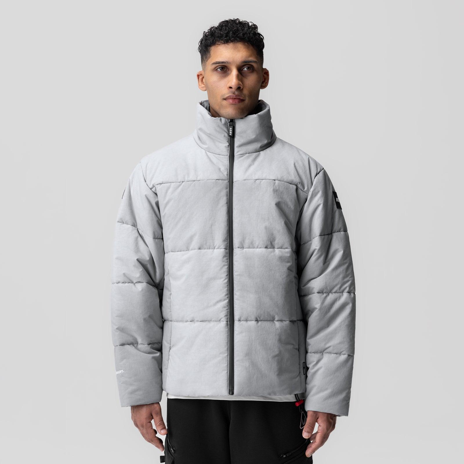 0900. PrimaLoft® Weather-Ready Puffer Jacket - Grey "Wave Dye" Product Image