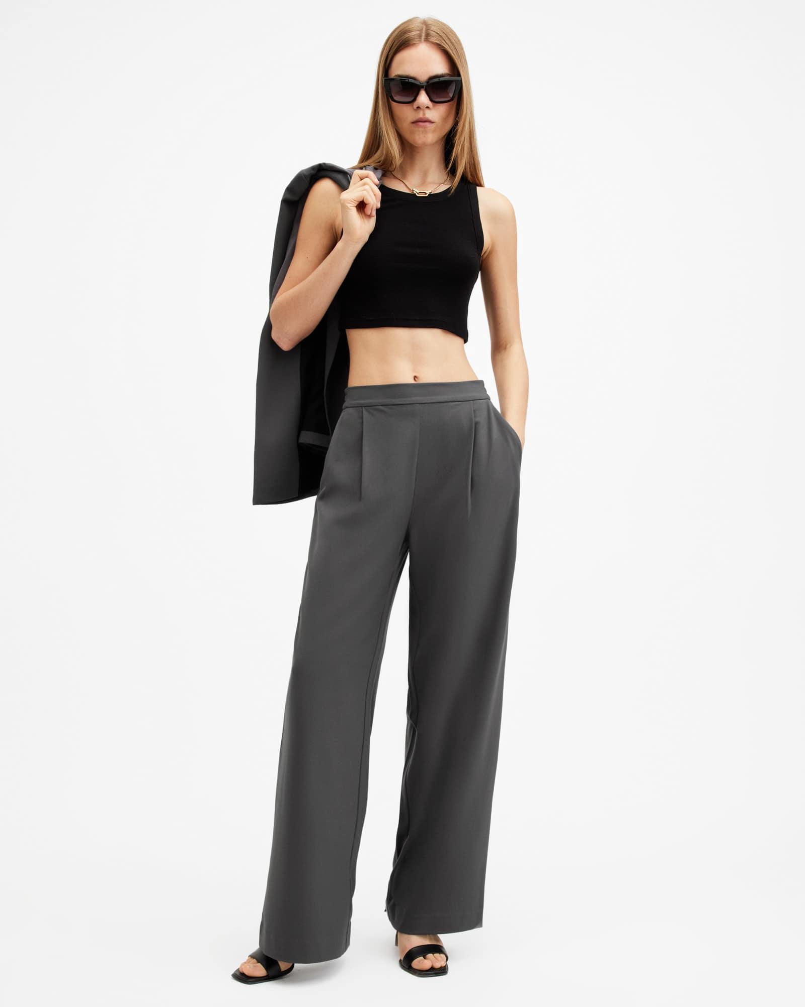 Aleida Lightweight Wide Leg Pants Product Image