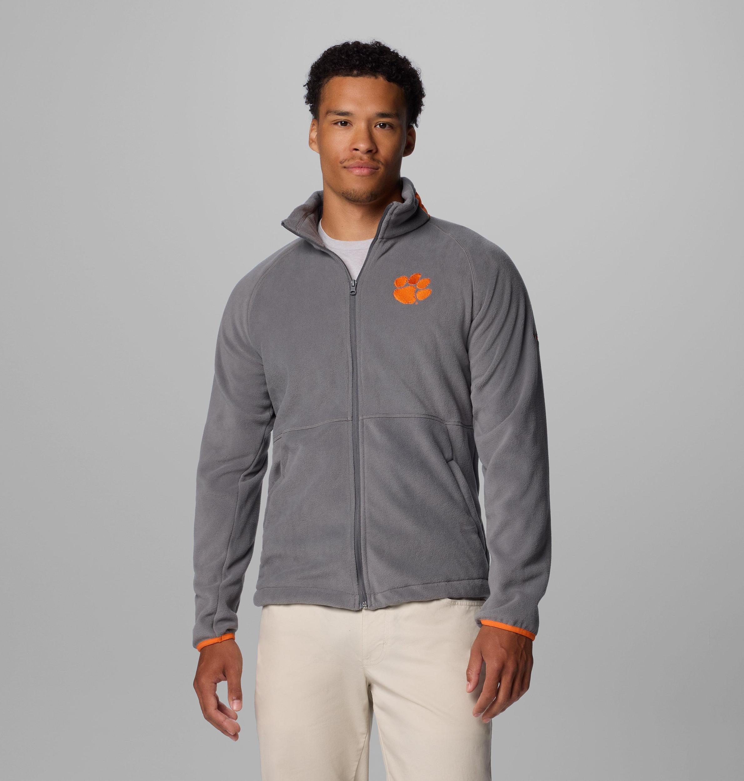 Columbia Mens Collegiate Flanker IV Fleece Jacket - Clemson- Product Image