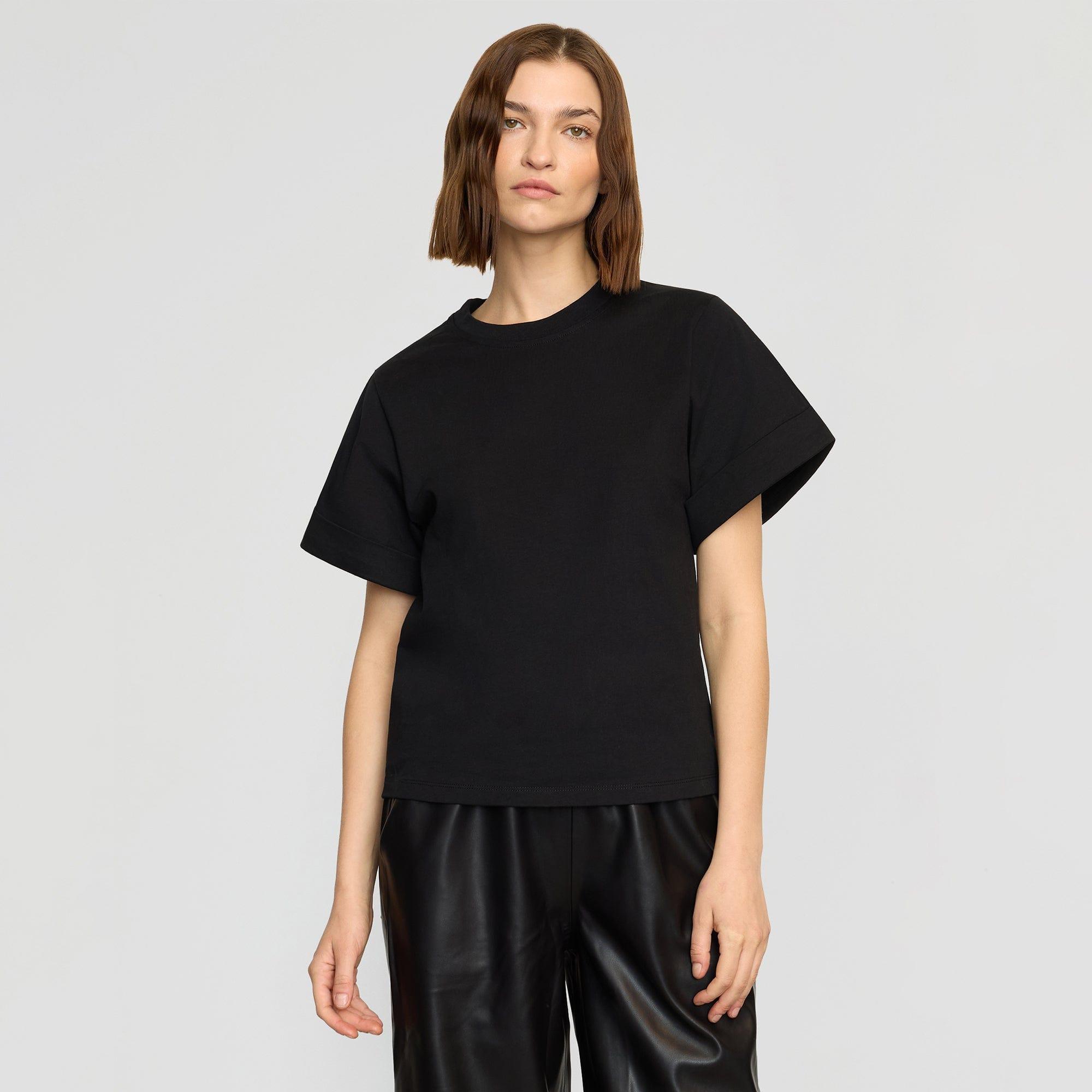 Terri Organic Cotton Structured-Cuff Tee Product Image