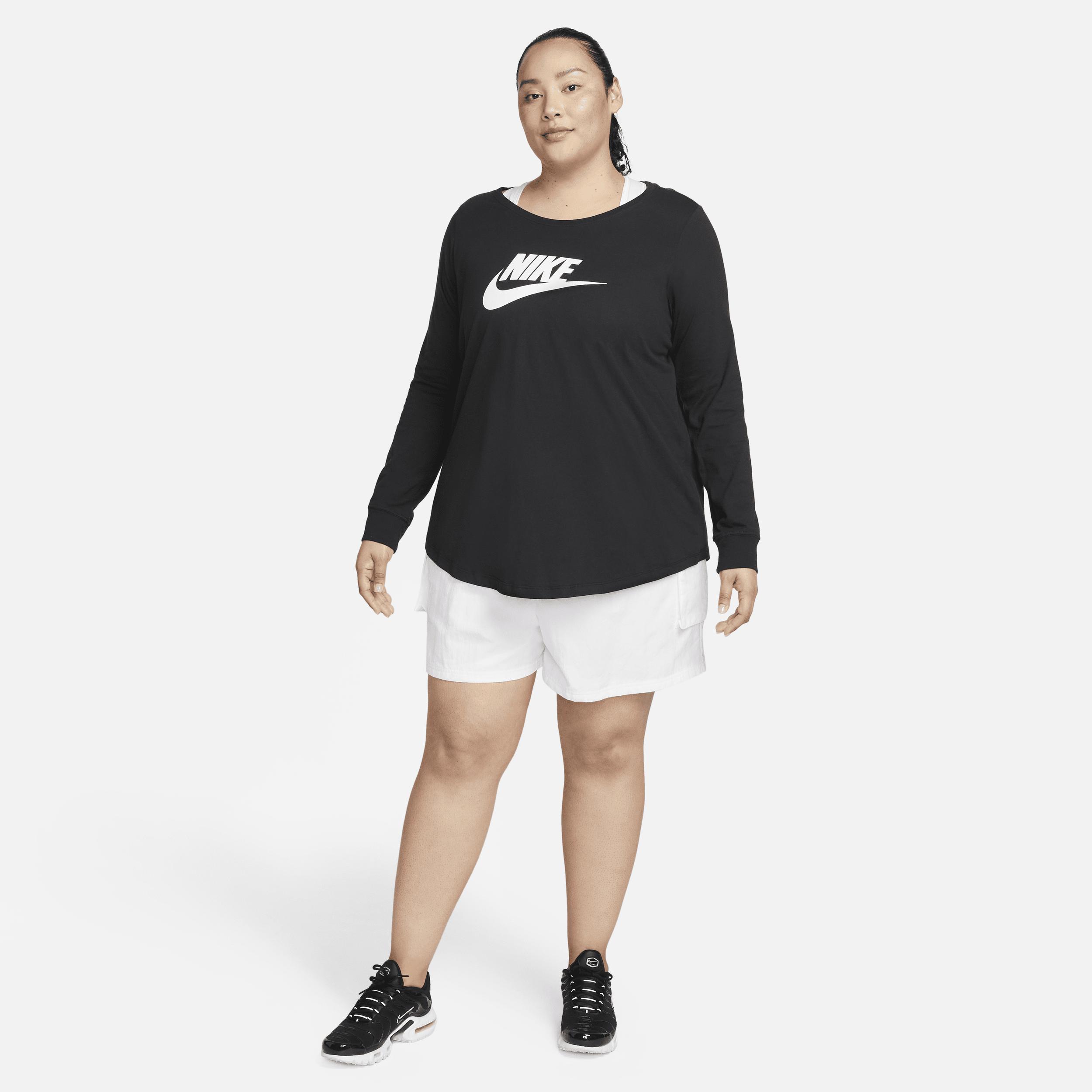 Nike Sportswear Club Women's Long-Sleeve T-Shirt (Plus Size) Product Image