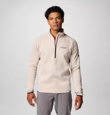 Columbia Men's Crystal Leaf Omni-Heat Helix Half Zip Pullover- Product Image