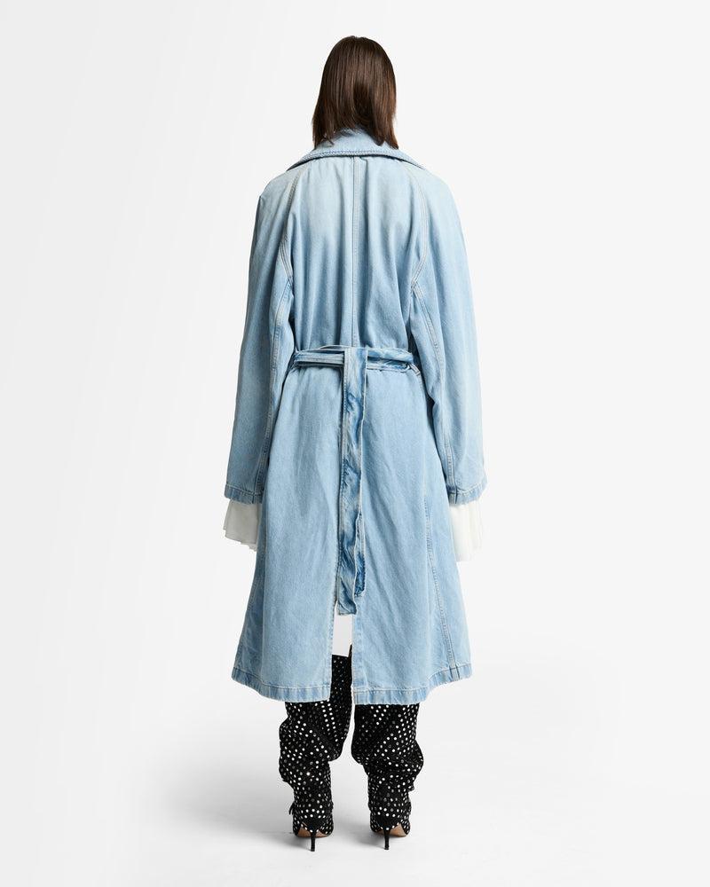 Denim Trench Coat Product Image