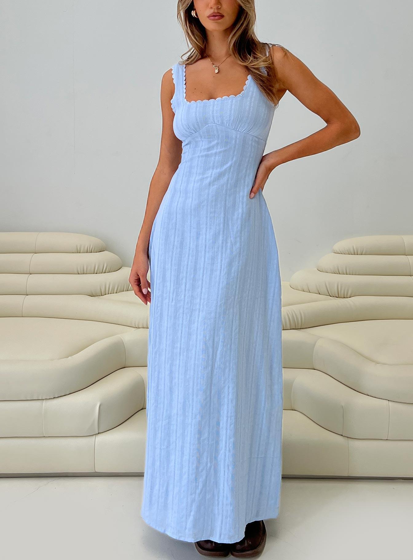 Dasha Maxi Dress Blue Product Image