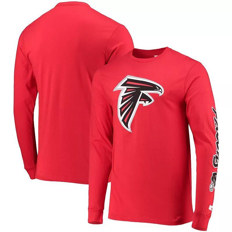 Mens Starter Atlanta Falcons Halftime Long Sleeve T-Shirt Product Image