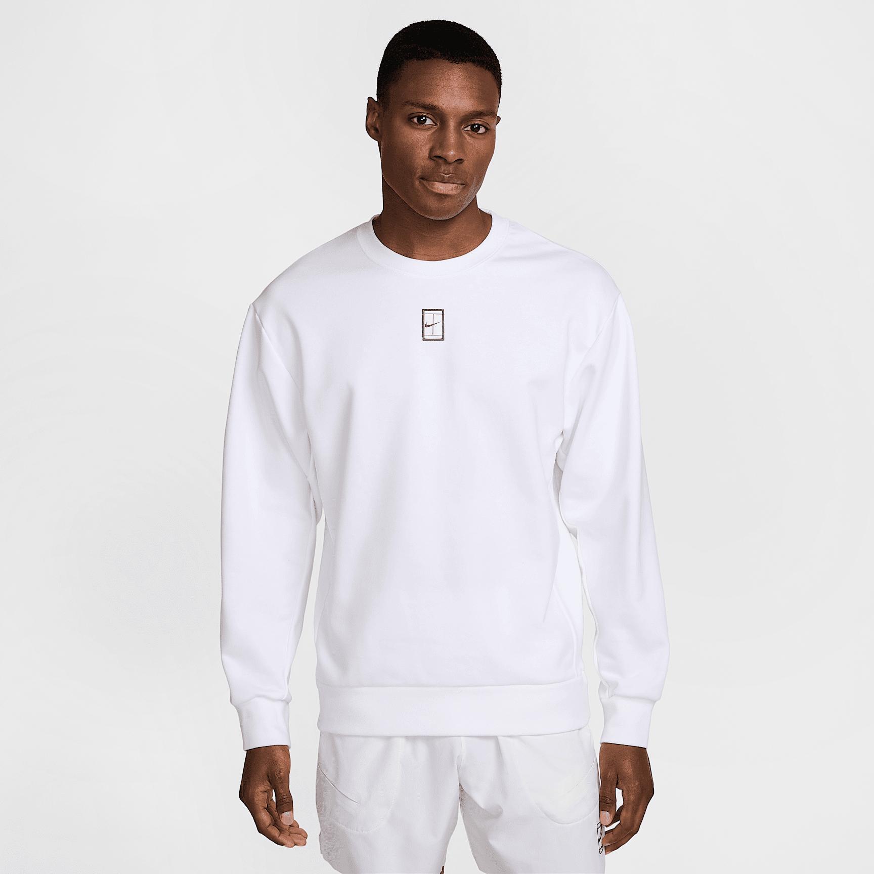 NikeCourt Heritage Men's Dri-FIT Fleece Crew Product Image