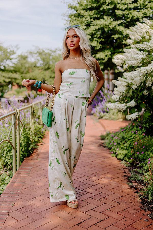 Better Off In Bali Satin Trousers Product Image