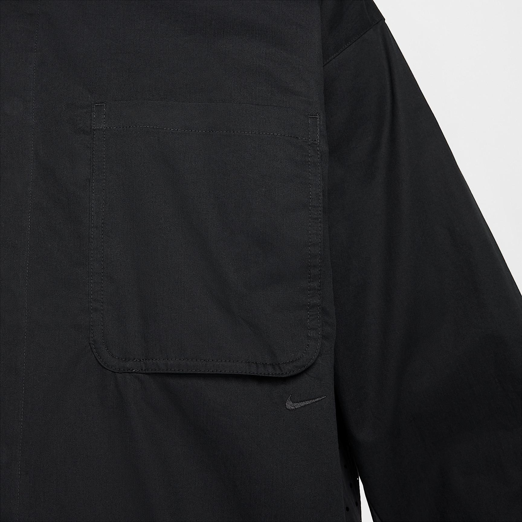 Mens Nike Sportswear Tech Button-Down Top | HJ2936-480 Product Image