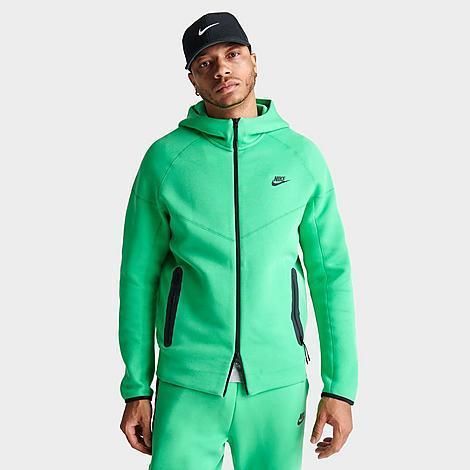 Nike Mens Nike Tech Fleece Full-Zip Hoodie - Mens Birch Heather/Black Product Image