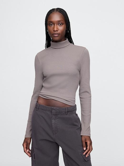 Modern Rib Turtleneck Product Image