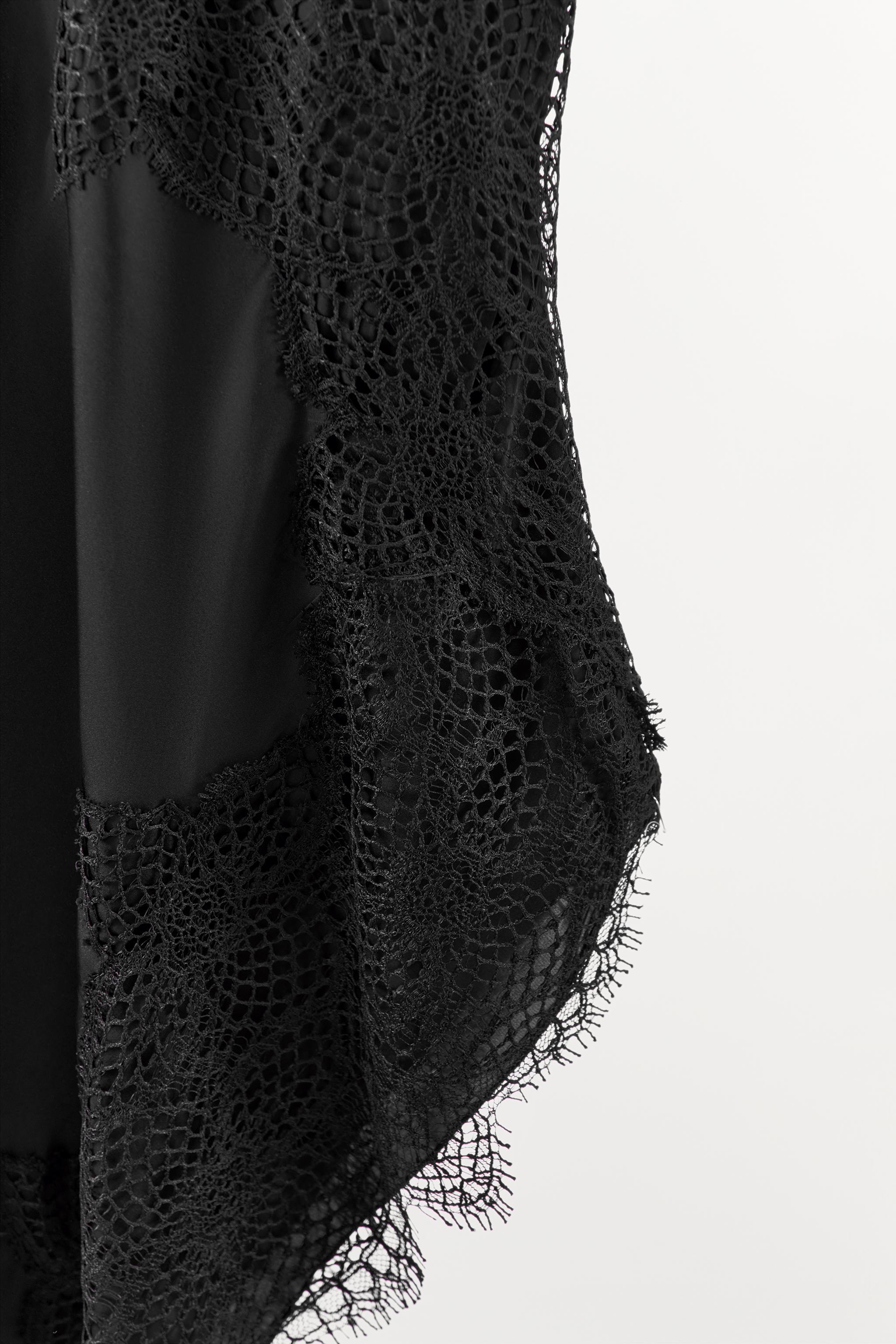 ASYMMETRIC LACE DRESS Product Image