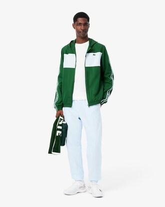 Colour-Block Logo Stripe Tennis Jacket Product Image