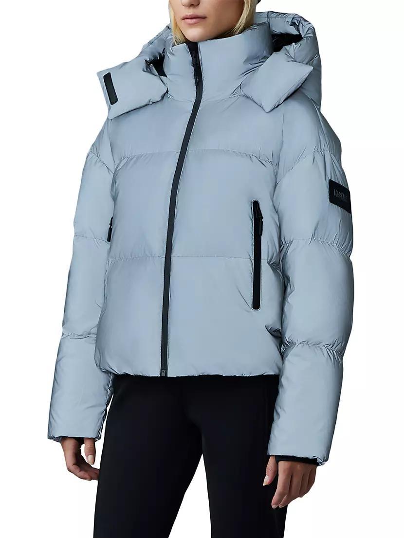 Tessy Reflective Hooded Down Jacket Product Image