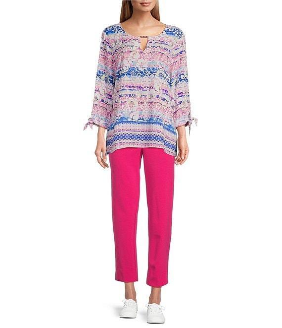 Allison Daley City Stretch Pull-On Straight Leg Ankle Pants Product Image