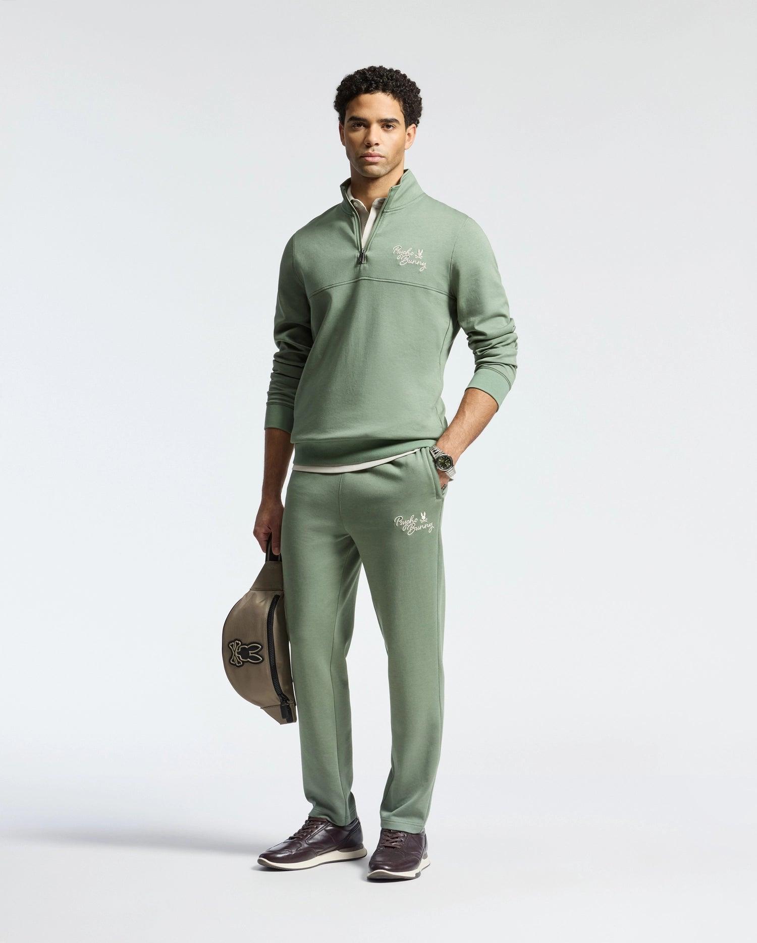 MENS TAYLOR PIQUE LONG SLEEVE TEE - B6T580F200 Male Product Image