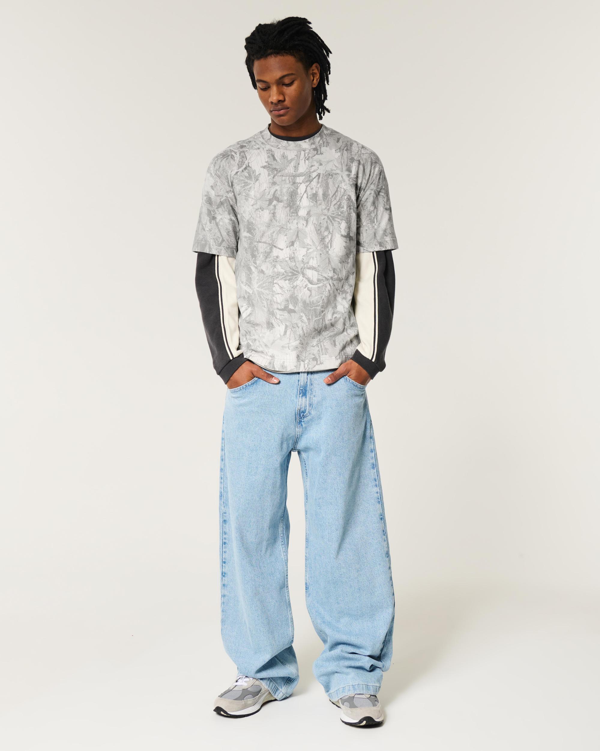 Dalix Mens Lil Smile Heavy Weight Cotton Tee Product Image