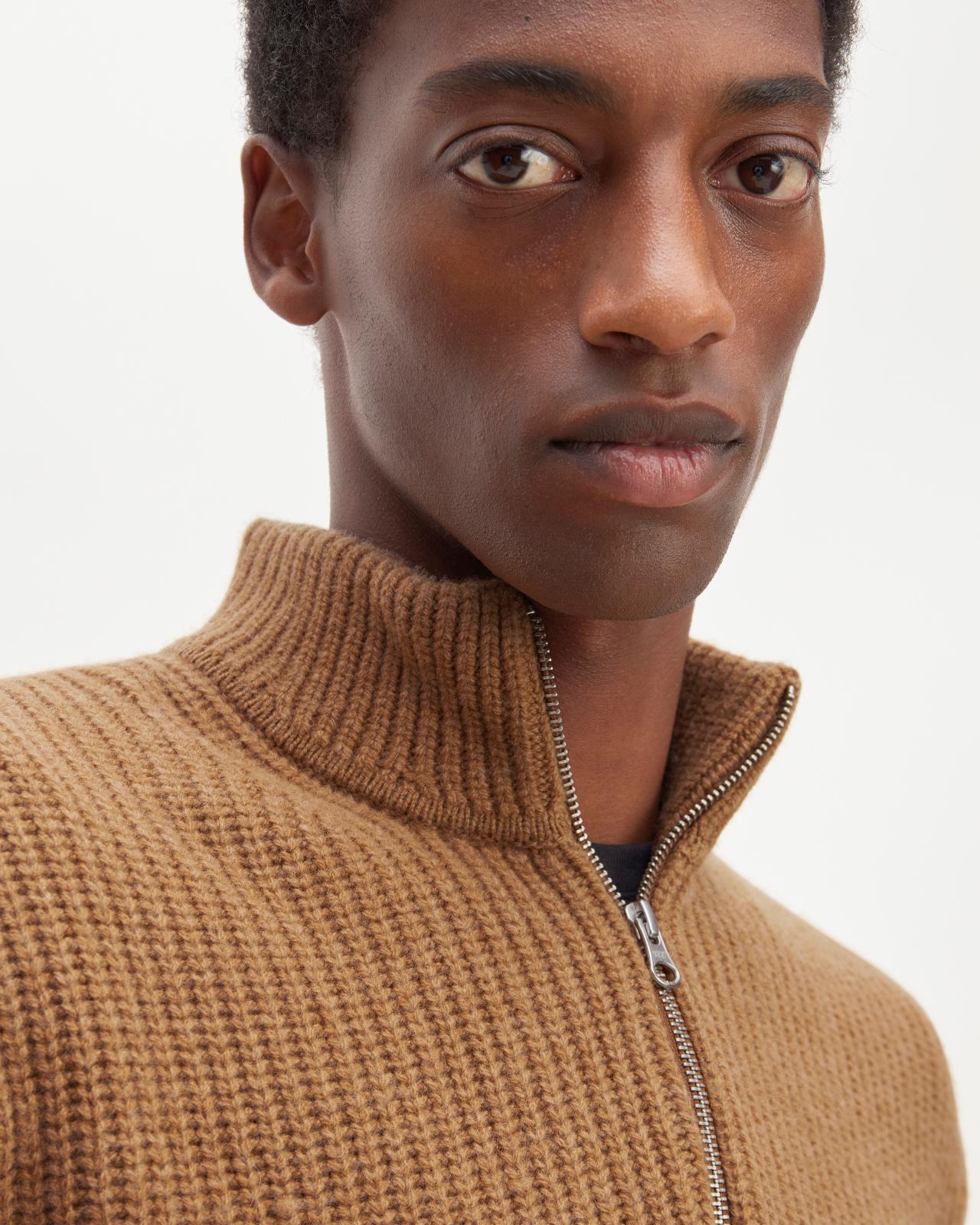 Mens Felted Merino Half-Zip Sweater by Everlane Product Image