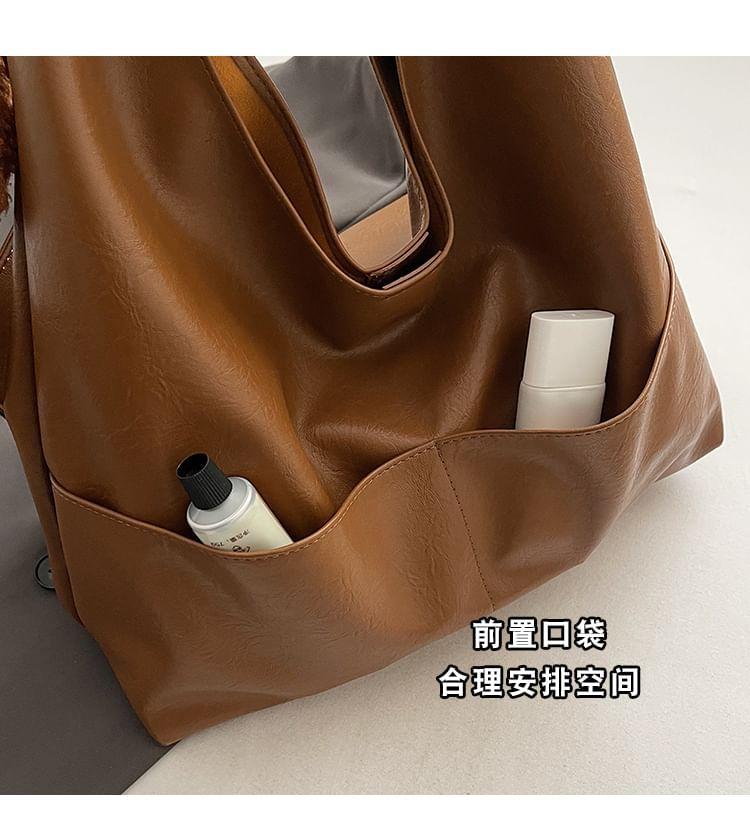 Faux Leather Tote Bag Product Image