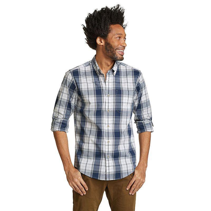 Big & Tall Eddie Bauer Long Sleeve Voyager Flex Shirt, Mens Product Image