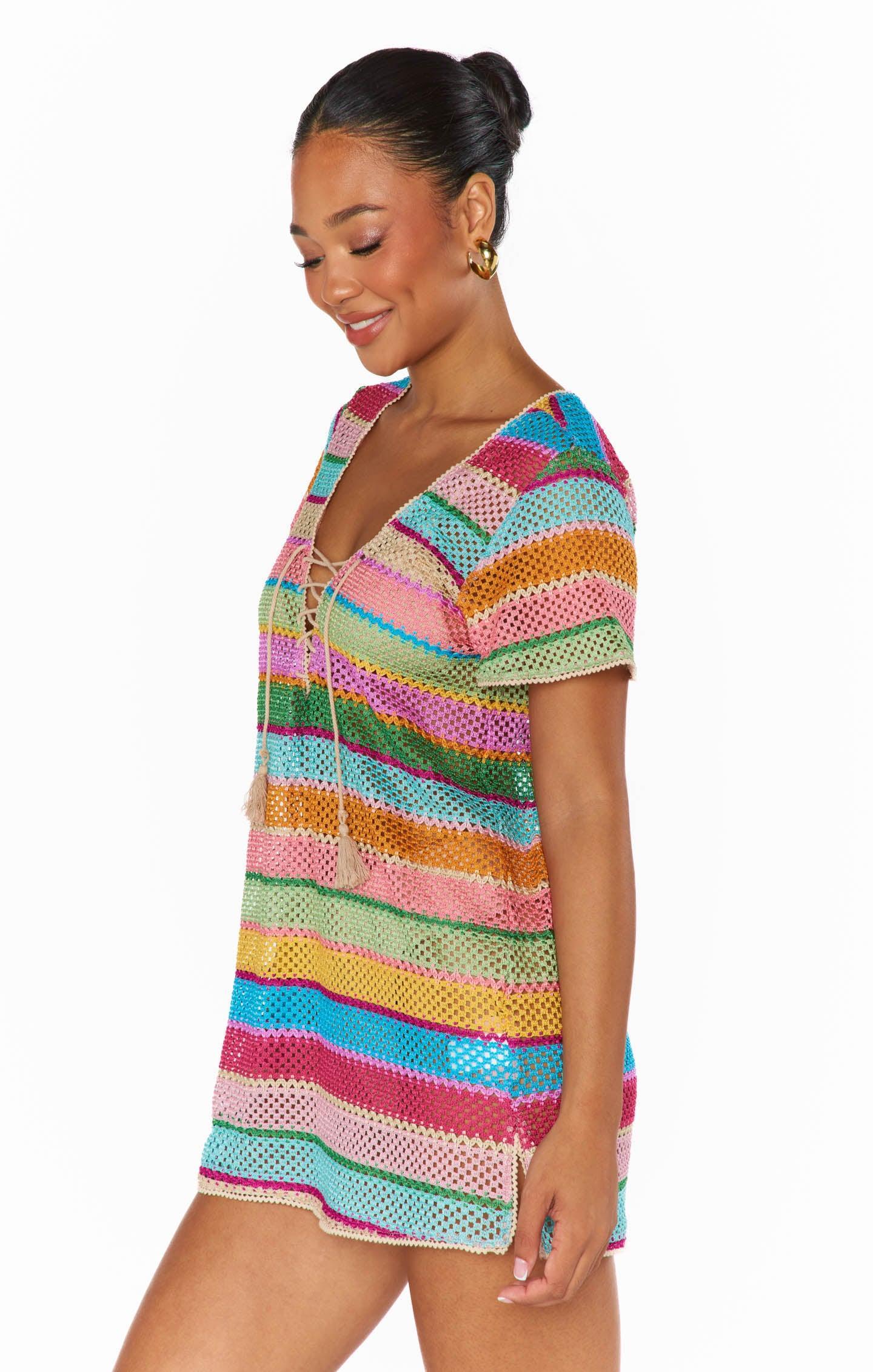 Travel Coverup ~ Multi Crochet Product Image