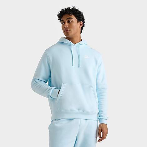 Mens Nike Sportswear Club Fleece Pullover Hoodie | BV2654-323 Product Image