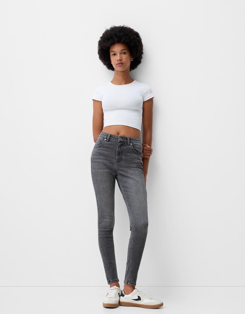 Super high-rise skinny jeans Product Image