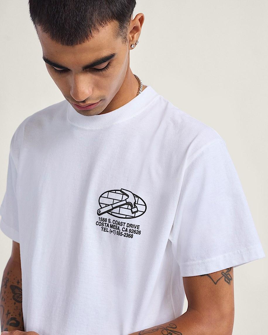 Service Repair T-Shirt in White| Vans US Product Image