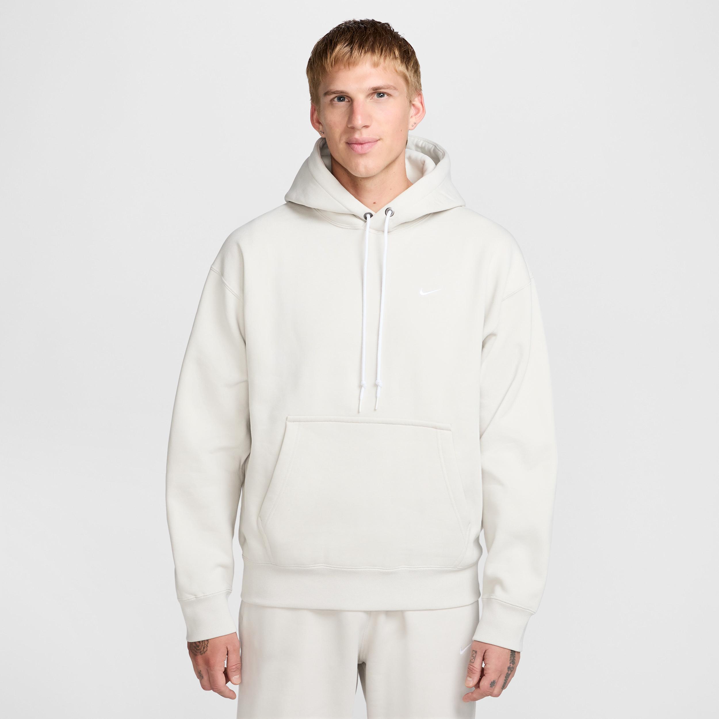 Nike Men's Solo Swoosh Fleece Pullover Hoodie Product Image