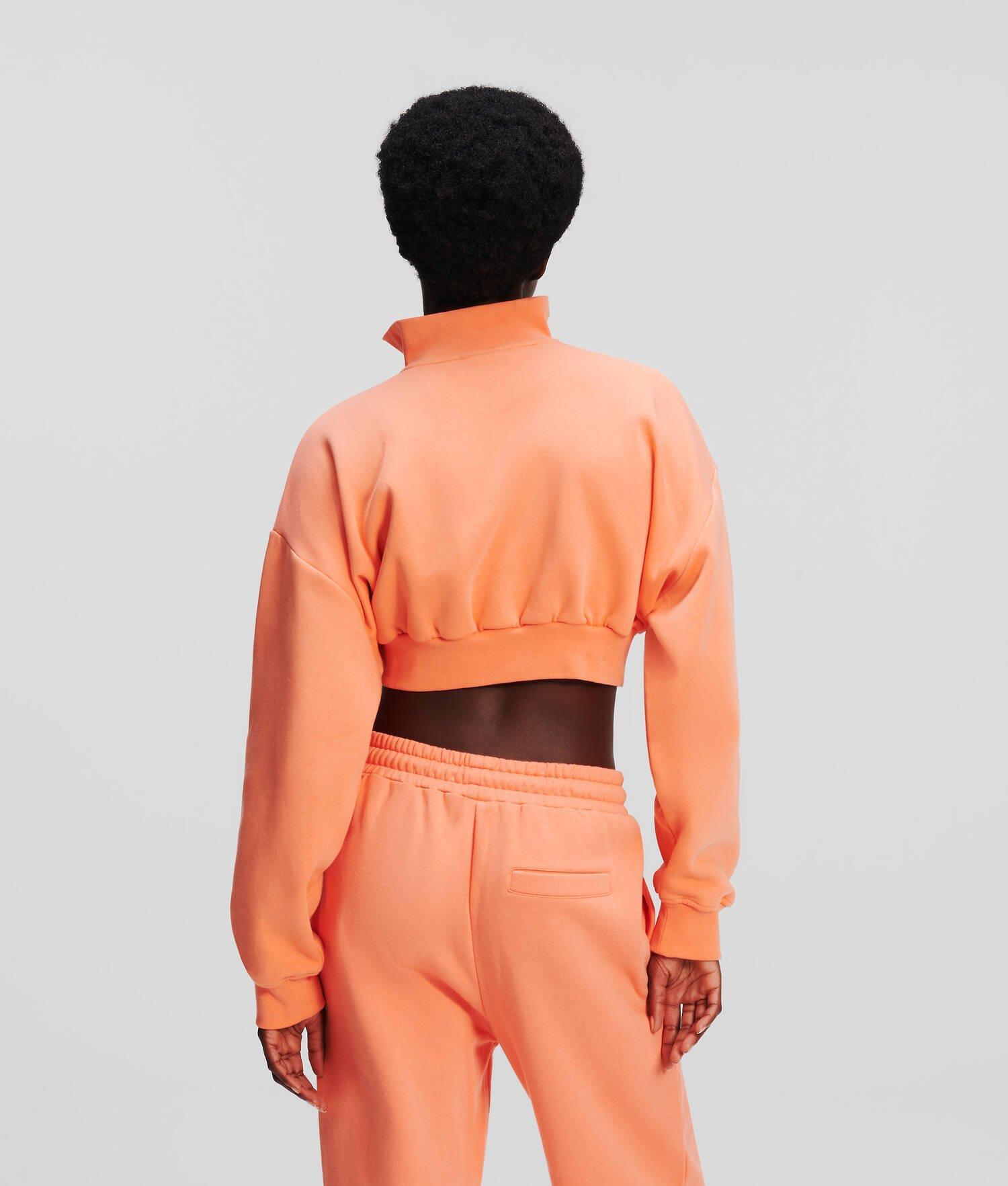 KLJ CROPPED HALF-ZIP SWEATSHIRT Product Image